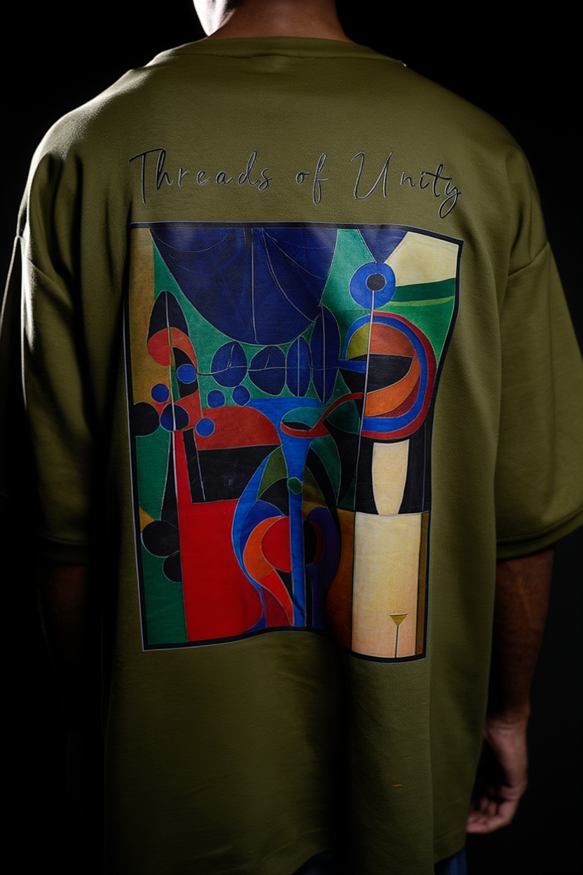 THREADS OF UNITY Signature Art Tee