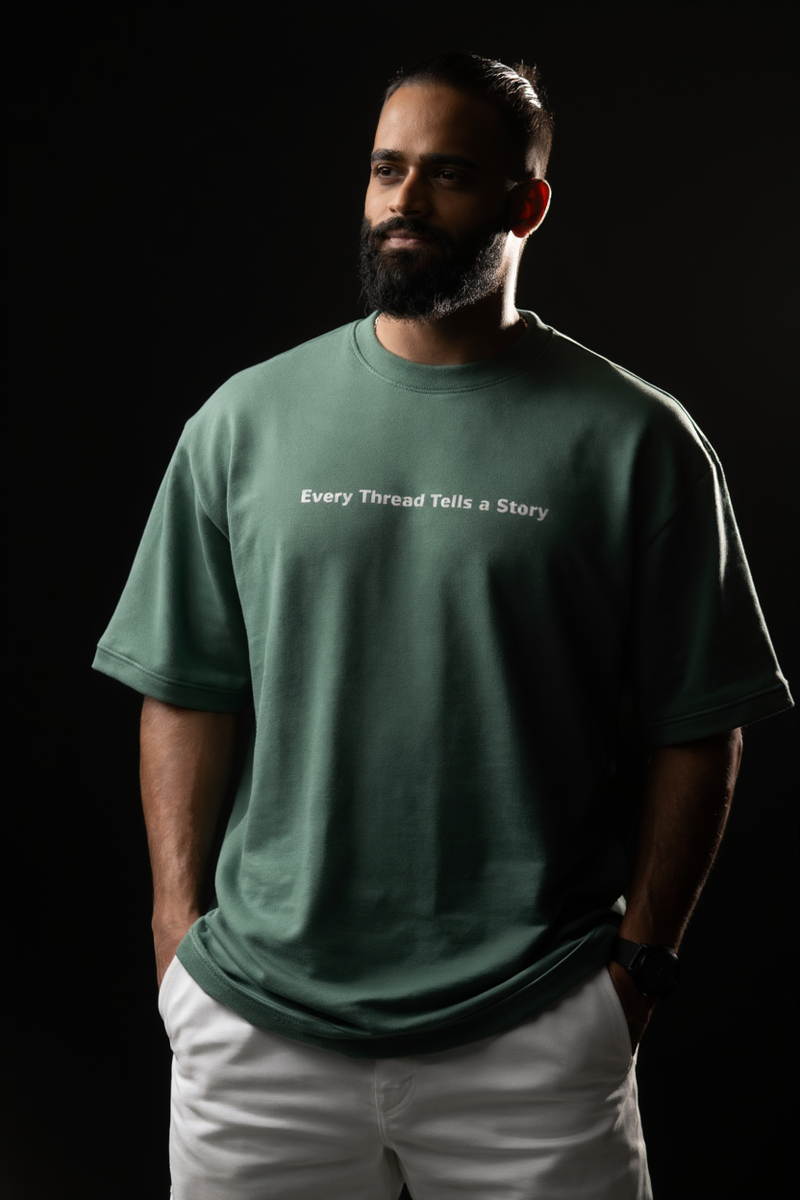 Every Thread Tells a Story – Signature Art Tee